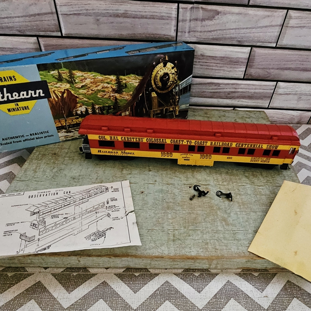 Athearn HO Scale 1:87 Col Hal Carten's RMC Centennial Show 72ft Observation Car